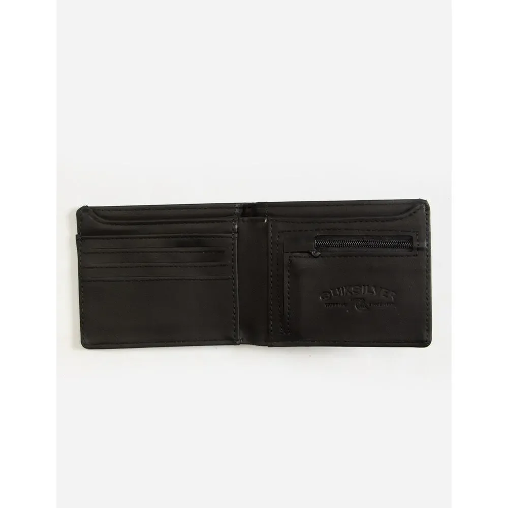 NWT QUIKSILVER Slim Pickens Bi-Fold Wallet- Black